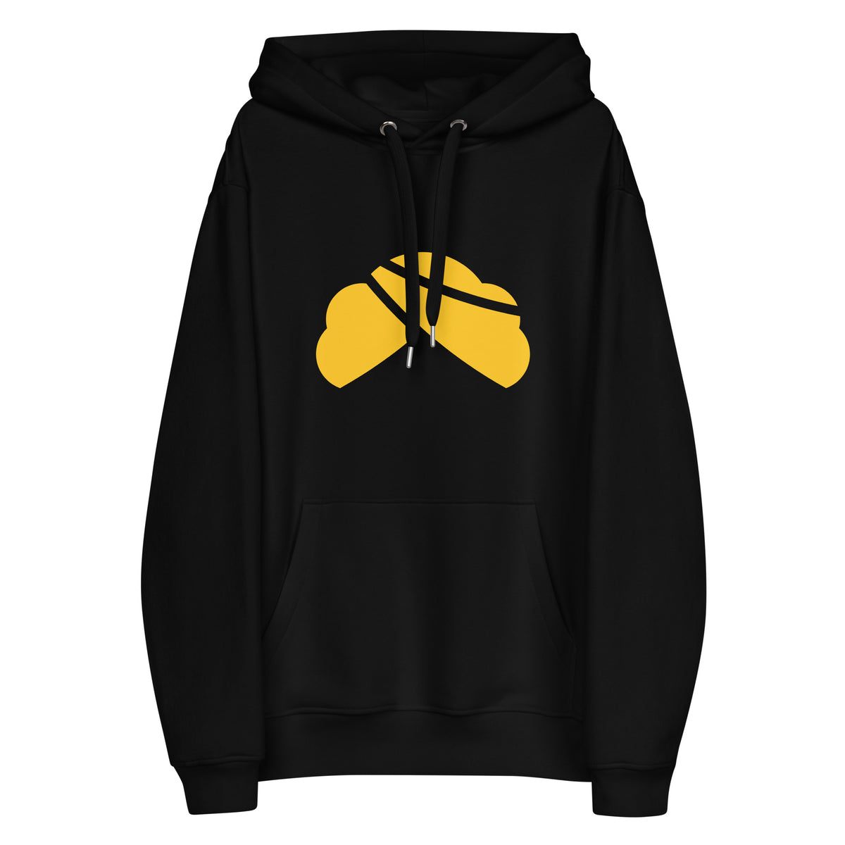 Eco hoodie yellow_hobamann