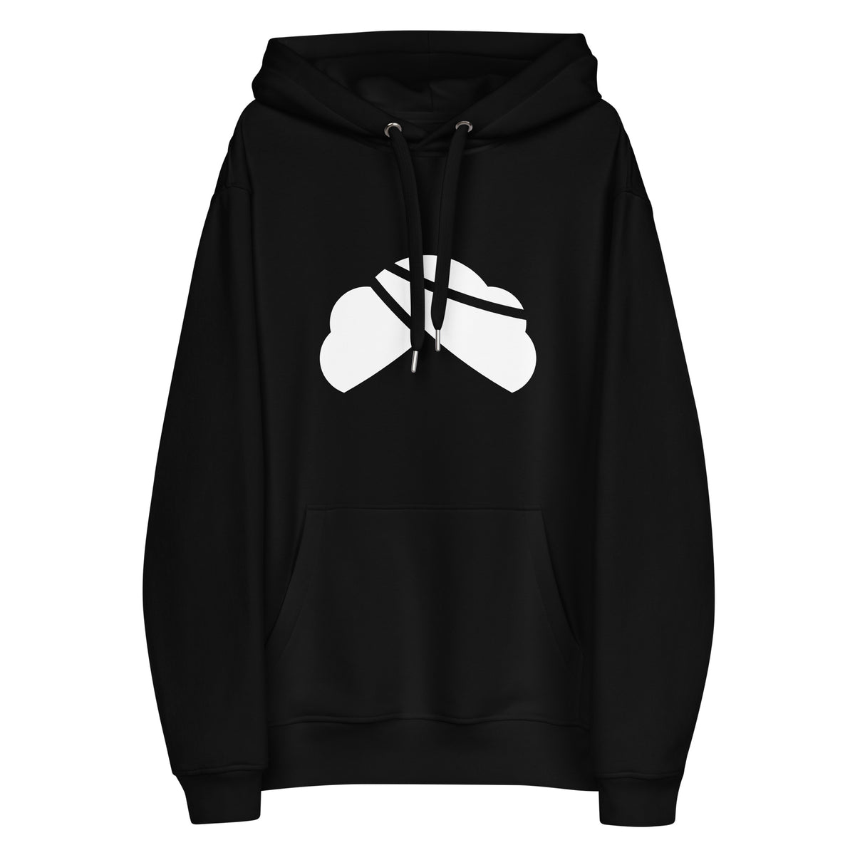 Eco hoodie white_hobamann