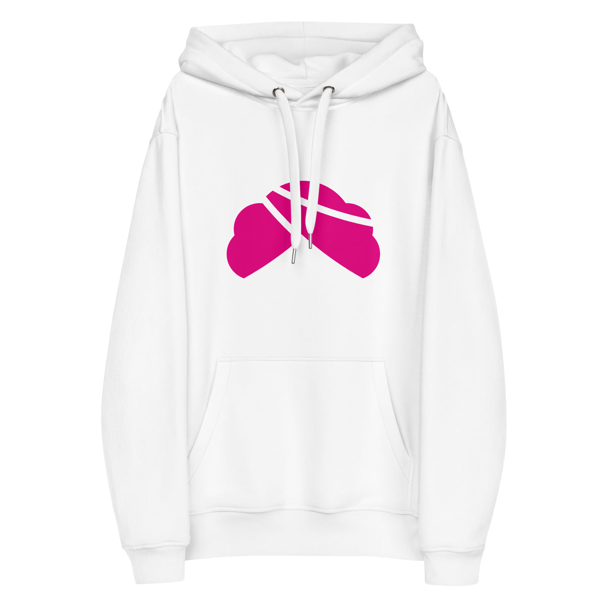 Eco hoodie fuchsia_hobamann