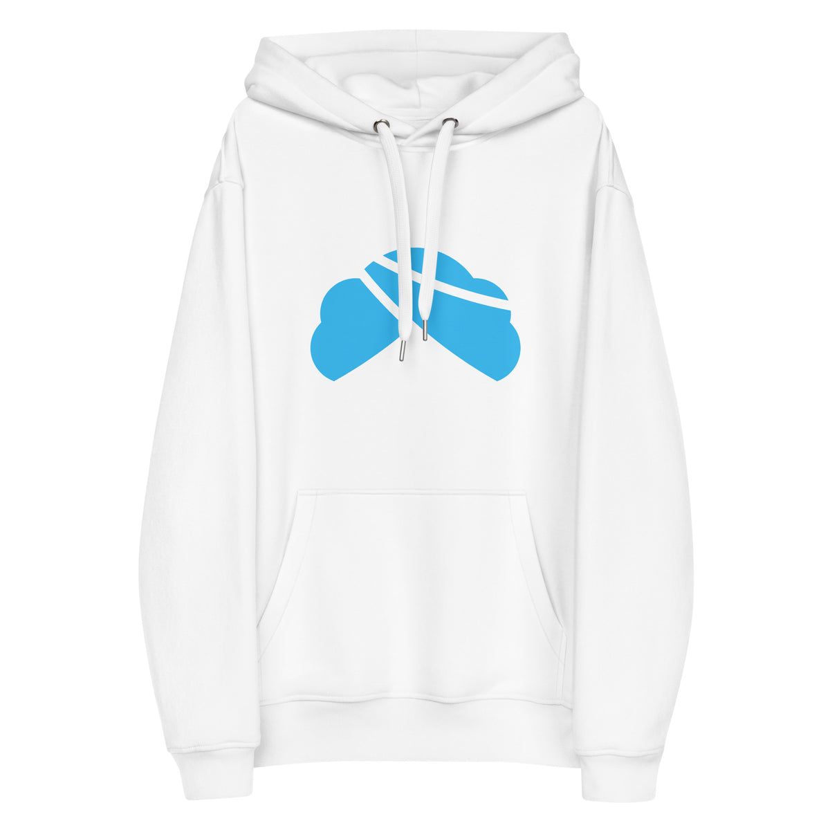 Eco hoodie azure_hobamann